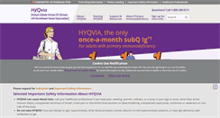 Desktop Screenshot of hyqvia.com