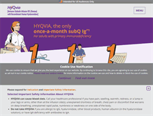 Tablet Screenshot of hyqvia.com